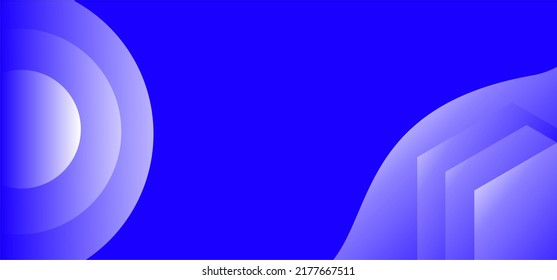 Vector Background of shapes colours is blue and white