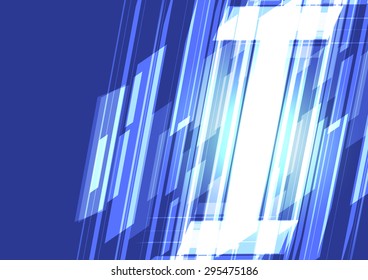 Vector background shining letter I. Vector illustration