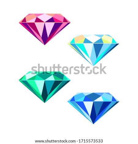 Vector background shiny brilliant stones sparkling jewelry. Modern ornamental decorative background. Square print for textile, cloth, scrapbooking
