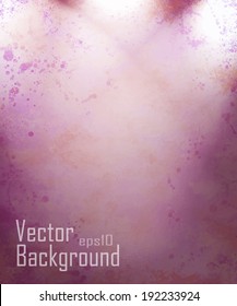 Vector. Background in show. Interior shined with a projector