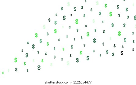 Vector background with signs of dollars. Banking symbols illustration