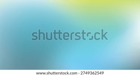 Vector background simple Blue sky with soft green. gradient mash.