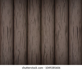 Vector background with simple wooden planks texture