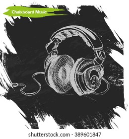 Vector background sketch headphones.
ear-phone.