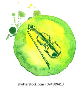 Vector background sketch Violin
Violin sketch illustration