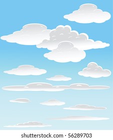 Vector Background Sky Stock Vector (Royalty Free) 56289703 | Shutterstock