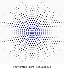  vector background with small and big stars. Shining colorful illustration with small and big stars. Theme for cell phones.