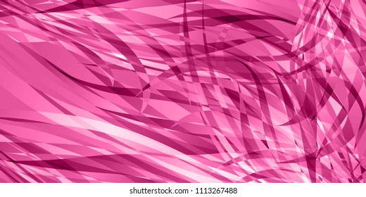 Vector background of smooth pink lines. For registration of paper or postcards.
