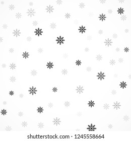 Vector background with snowflakes