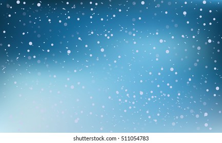 vector background with snowflakes