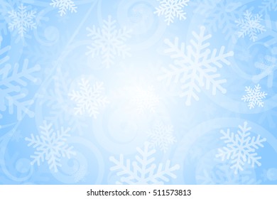 Vector background with snowflakes