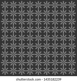 Vector background of snowflakes, color white
