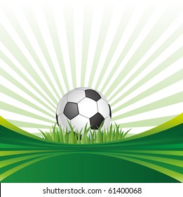 Vektorhintergrund des Fußballsports