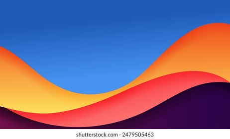 Vector background with soft gradient color on background .Vector background for wallpaper. Eps 10