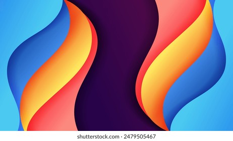 Vector background with soft gradient color on background .Vector background for wallpaper. Eps 10