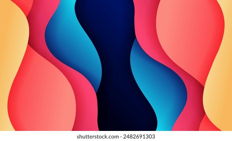 Vector background with soft gradient color on background .Vector background for wallpaper. Eps 10