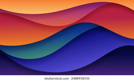 Vector background with soft gradient color on background .Vector background for wallpaper. Eps 10
