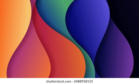 Vector background with soft gradient color on background .Vector background for wallpaper. Eps 10