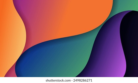Vector background with soft gradient color on background .Vector background for wallpaper. Eps 10