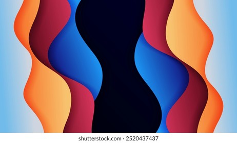 Vector background with soft gradient color on background .Vector background for wallpaper. Eps 10