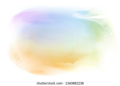 Vector background. Soft watercolor abstraction.