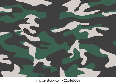 vector background of soldier green camo pattern