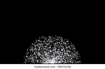 Vector background with sparkles.Glowing light glitter background. White spot lights background.