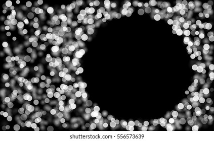 Vector background with sparkles.Glowing light glitter background. White spot lights background.