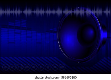 Vector background speaker