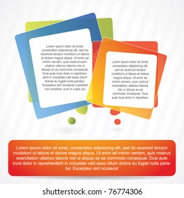 Vector background with speech bubbles and place for for text - Powered by Shutterstock - Get 15% off with code: PIKWIZARD15