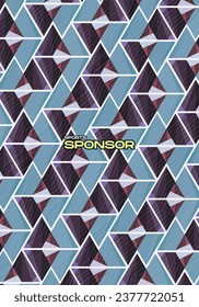 Vector Background for Sport Jersey Fabric Textile Sublimation Pattern Texture