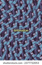 Vector Background for Sport Jersey Fabric Textile Sublimation Pattern Texture