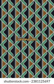 Vector Background for Sport Jersey Sublimation Fabric Textile Pattern Texture