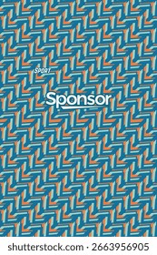 Fondo de Vector para la textura del patrón de sublimación de Jersey deportivo