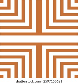 Vector background with squared lines geometric pattern in brown pastel color. A modern and elegant design, ideal for wallpapers, prints, web, and decor. Minimal, stylish, and seamless