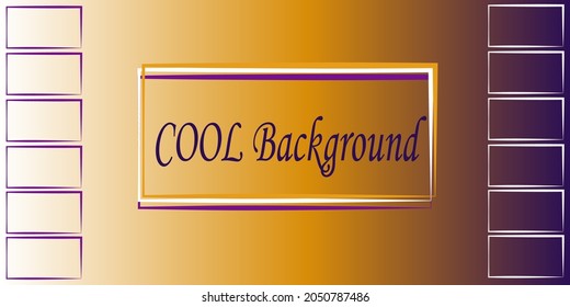 
Vector background of squares with the inscription cool background
