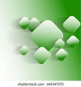 vector background, squares with shadow