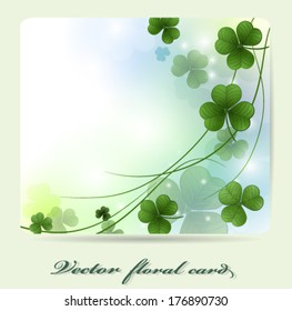 Vector background for St. Patrick's Days 