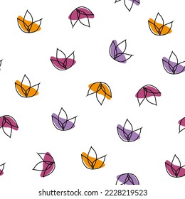 Vector background from stains and outline. can be used for printing