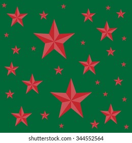 Vector background with a star