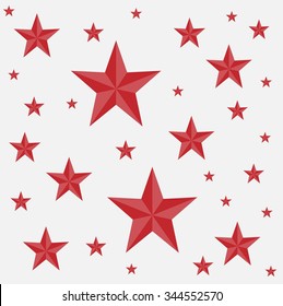 Vector background with a star