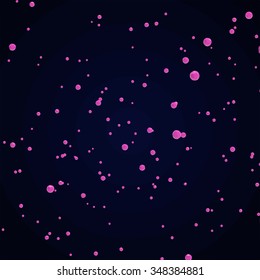 Vector background. Starry night sky. Stars, sky, night.