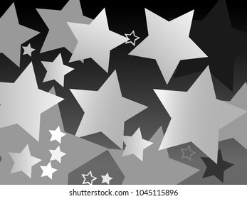 Vector background with stars.