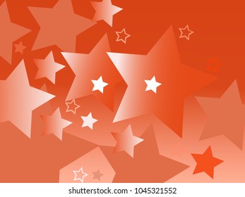 Vector background with stars.
