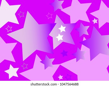 Vector background with stars.
