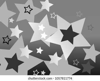 Vector background with stars.