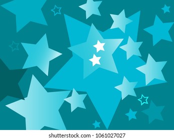 Vector background with stars.