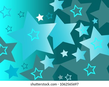Vector background with stars.