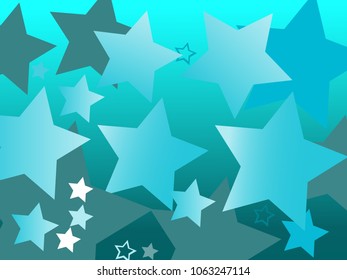 Vector background with stars.
