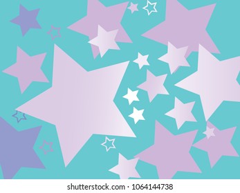 Vector background with stars.